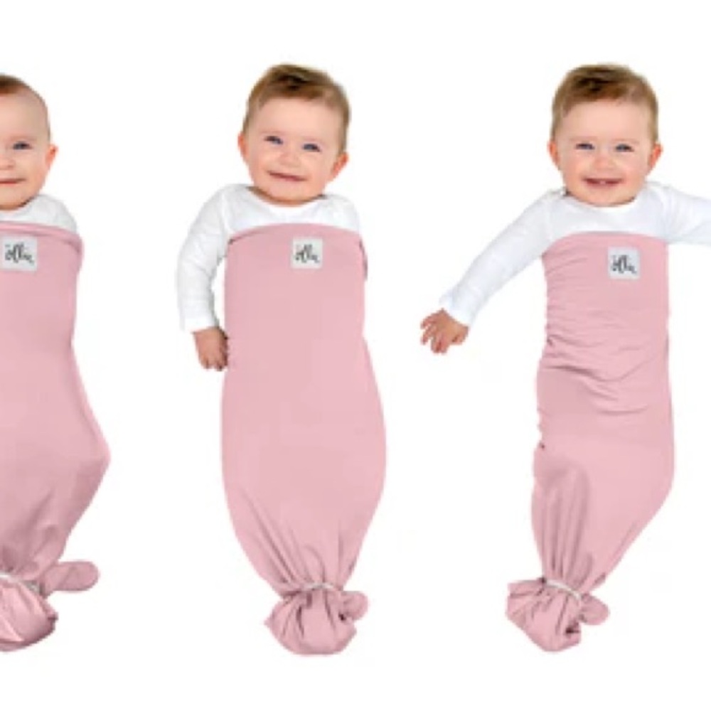 Ollie Pink Sleep Sack Swaddle for Babies